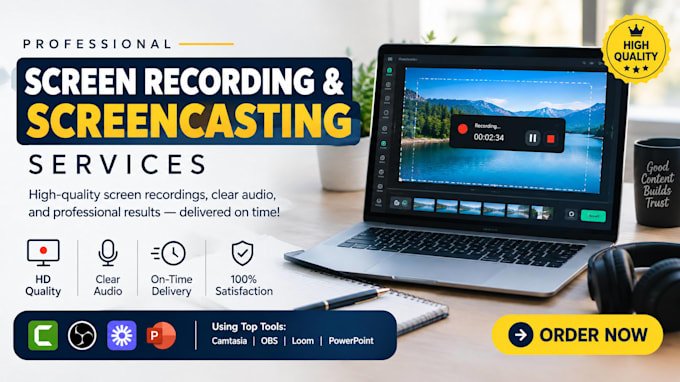 do professional screen recording screencasting services