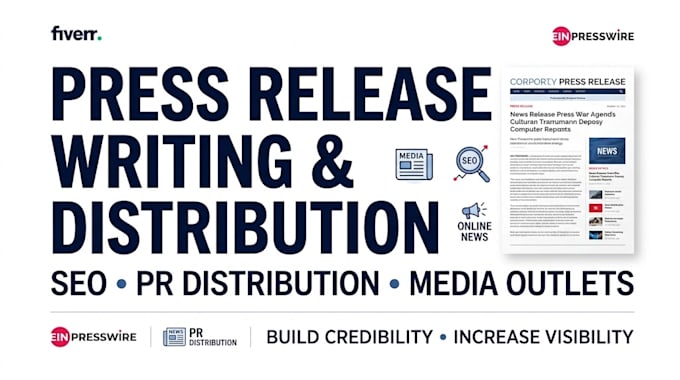 write and distribute professional press release via ein presswire media pr