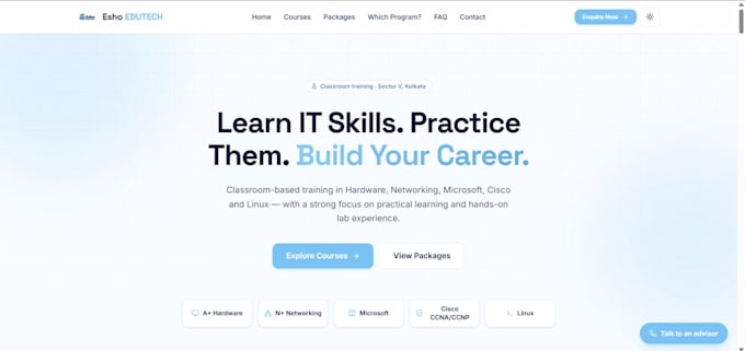 build a modern responsive and interactive website