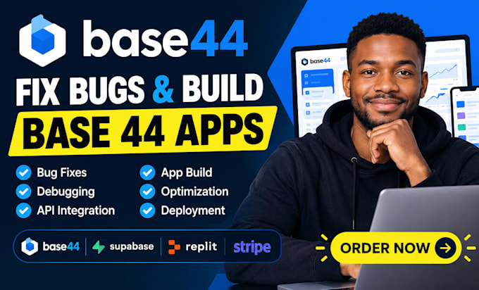 fix base 44 bugs and build or debug your base 44 web app