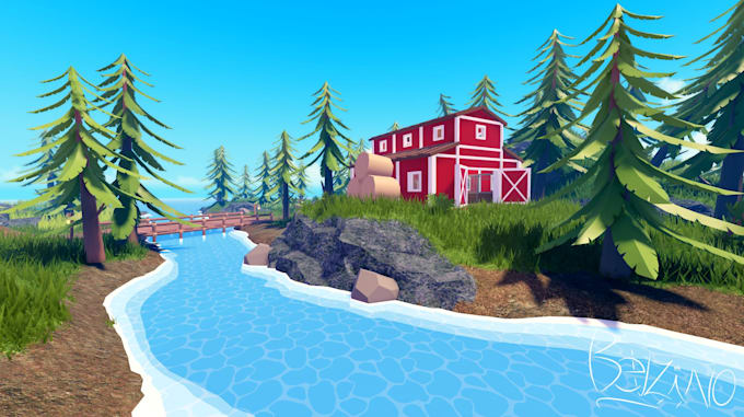 create a professional roblox map, environment and game world