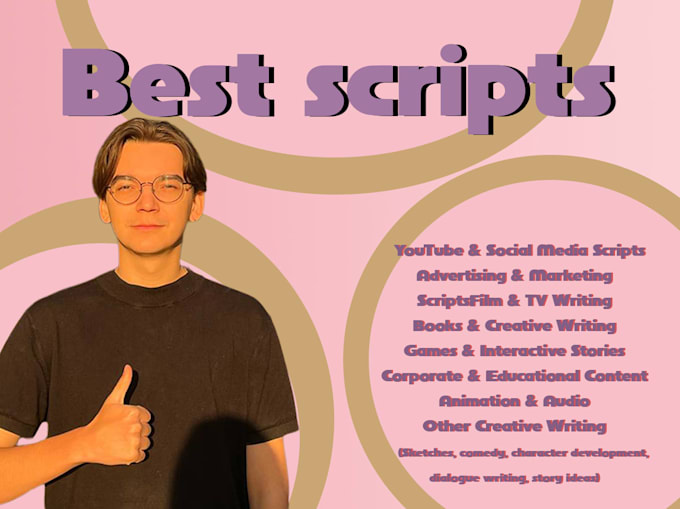 write clear and engaging scripts for you