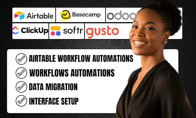 setup airtable data base airtable crm basecamp odoo clickup softr