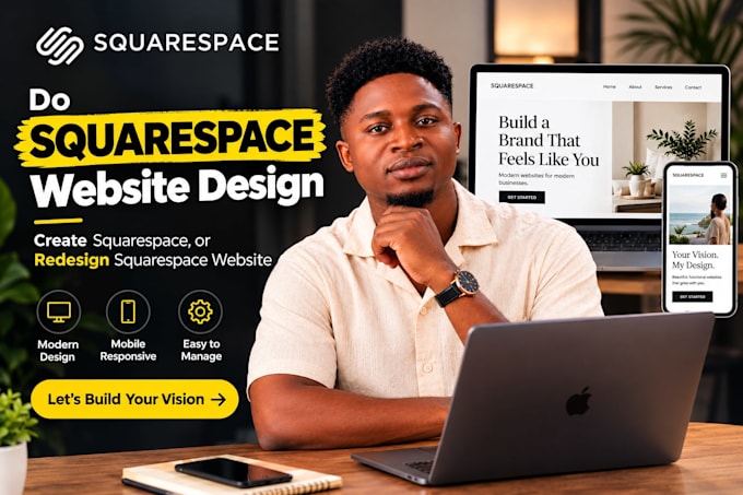 do squarespac website design create squarespace, or redesign squarespace website