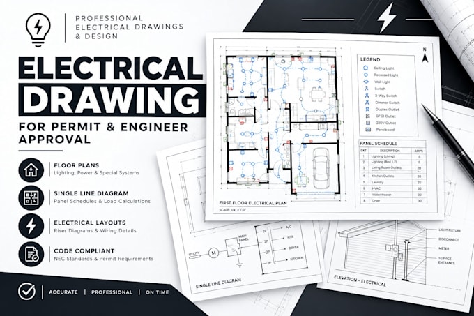 prepare architectural drafting and construction documents for permit approval