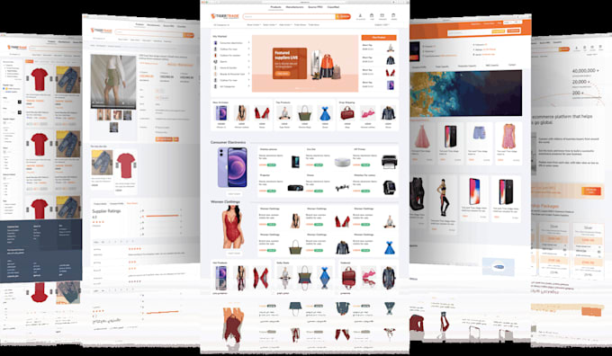 develop b2b marketplace app, wholesales app, c2c marketplace app, e commerce app