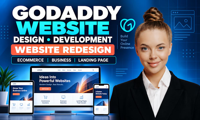godaddy airo website redesign godaddy website design godaddy website development