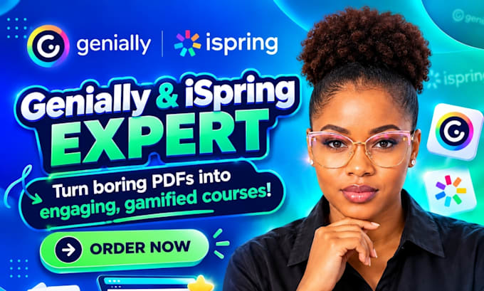 interactive genially elearning scorm course ispring lms genially gamification