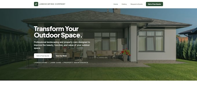 create a website for your small business
