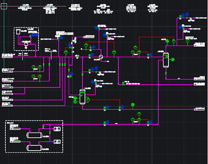 create detailed process designs and pid  2d drawings