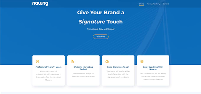 build a responsive landing page