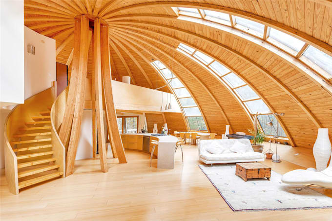 design goedesic home, 3d projection and immersive projection