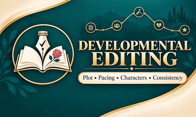 developmentally edit your fiction manuscript for plot and consistency