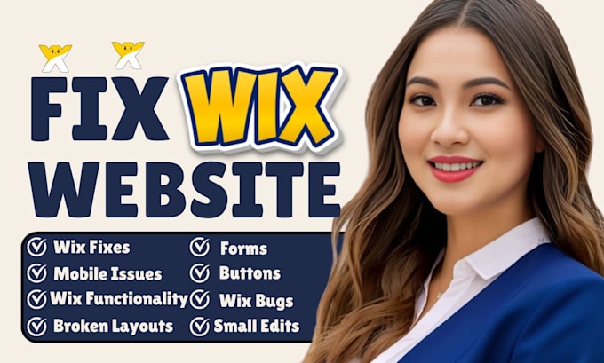 fix your wix website issues bugs and errors