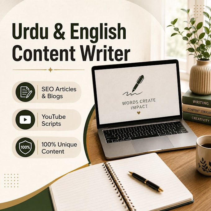 write urdu and english youtube scripts