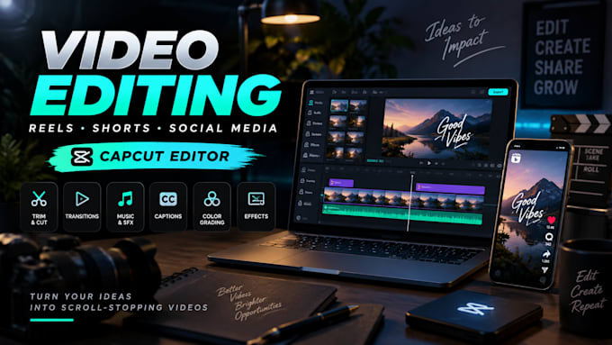 professionally edit instagram reels and youtube shorts