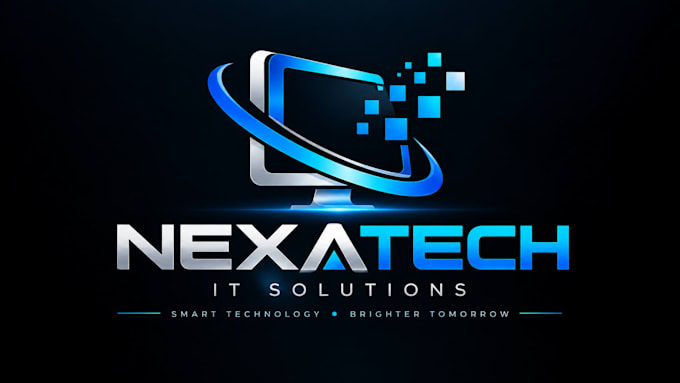 design a professional , technology, IT, or software computer logo