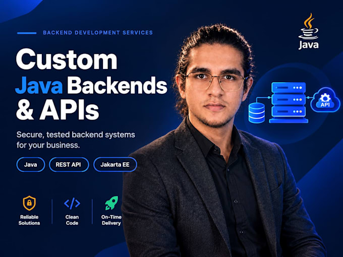 build a custom java backend or rest API for your application