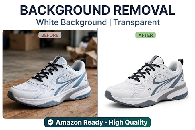 do background removal and photoshop editing