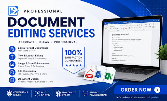 do professional document editing services