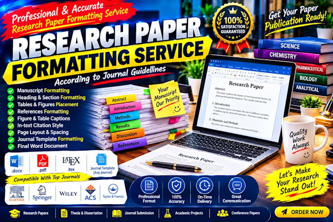 format your research paper according to journal guidelines