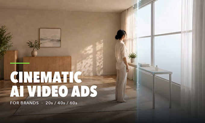 create a cinematic ai commercial video for your brand