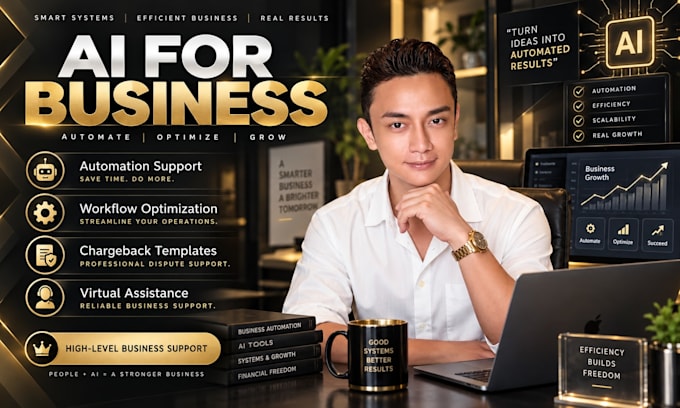 build ai business automations, workflows and chargeback templates