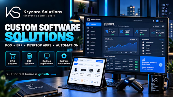 develop custom pos erp and inventory software