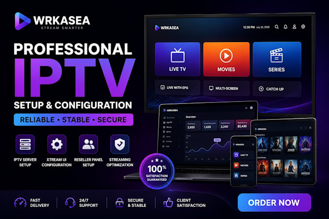 setup professional iptv server, xtreamui, xui one, iptv installation,cpan