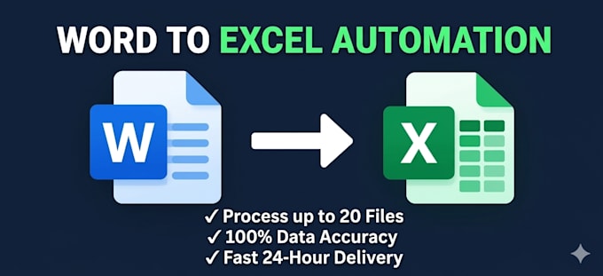 convert docx documents into clean excel spreadsheets