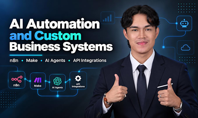 build n8n and make ai automation workflows and ai agents