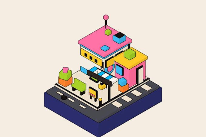 do isometric pixel art tileset pixel art environment isometric illustration