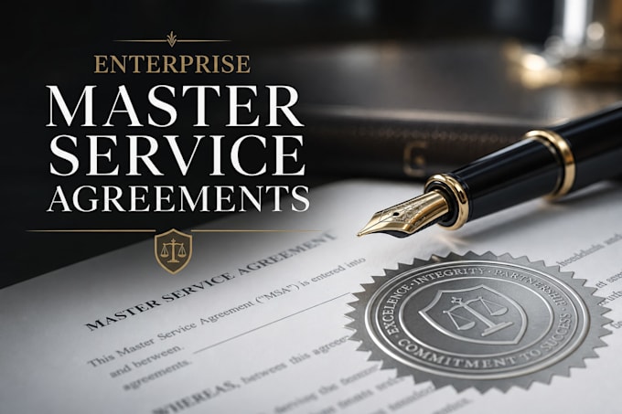 write enterprise master service agreements