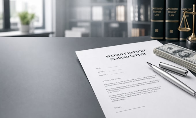 draft an aggressive security deposit demand letter as a licensed US attorney now