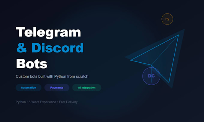 create a custom telegram or discord bot for your server
