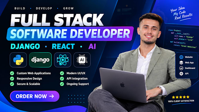 be software developer full stack web developer ai software django developer