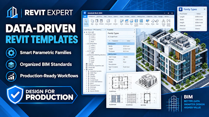 build a custom revit template for modular and prefab builders