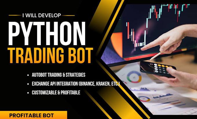 develop a python automated trading bot with exchange api integration