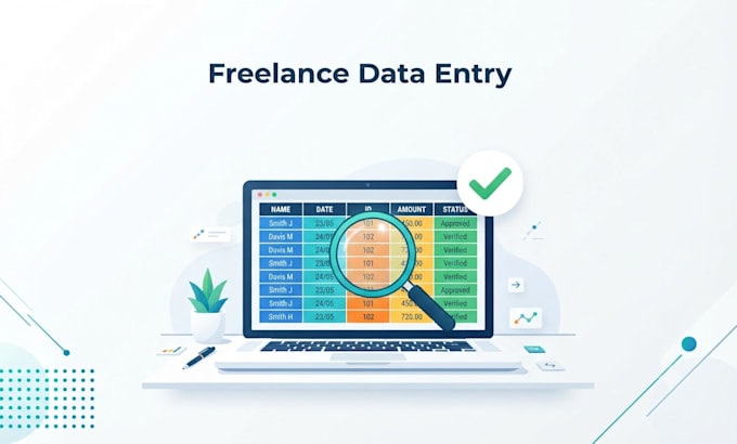 fast and accurate data entry work