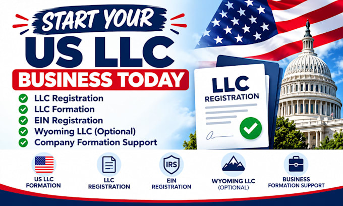 do llc registration, US llc formation and ein registration