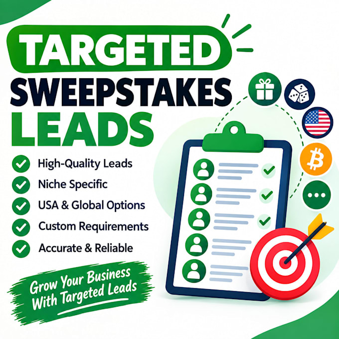 give hot converting fresh sweeps lead, mega millions leads, autodialer system