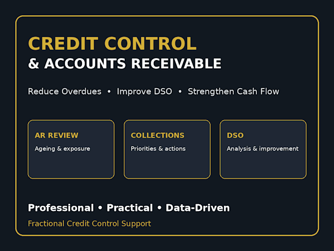 manage your accounts receivable, credit control