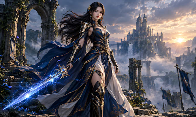 create custom ai character art and concept art