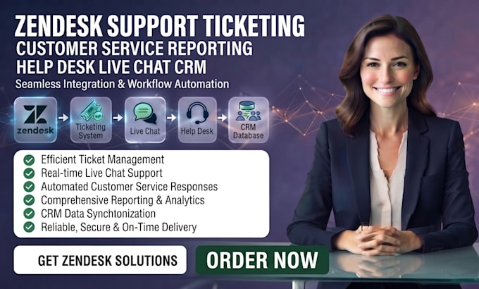 do zendesk support ticketing customer service reporting help desk live chat CRM