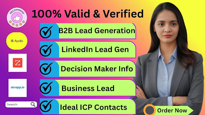 do valid b2b lead generation, linkedin lead gen within 24h