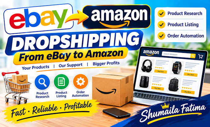 do amazon to ebay dropshipping hot listings