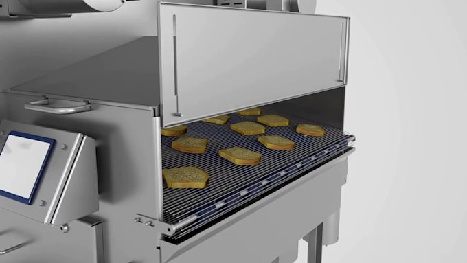 do 3d industrial animation, mechanical machinery manufacturing process animation