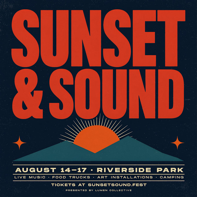 create and design digital posters for events