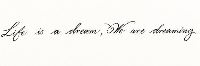 write elegant hand calligraphy quotes, names, and custom messages