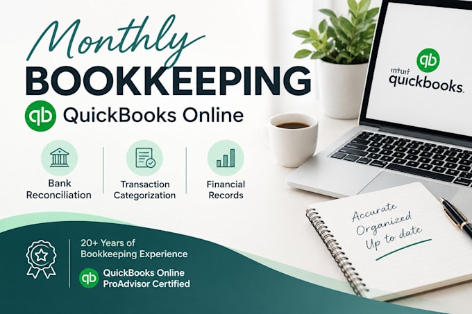 provide monthly bookkeeping services